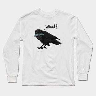 Crow and fish Long Sleeve T-Shirt